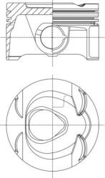MAHLE Piest MAHLE 013 PI 00149 000 (013 PI 00149 000)
