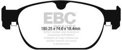 EBC Brakes set placute frana, frana disc EBC Brakes DP42260R (DP42260R)