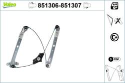 VALEO Mecanism actionare geam VALEO 851306 (851306)