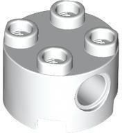 LEGO® Fehér LEGO Kerekített kocka 2 x 2 csaphelyekkel (6218899)