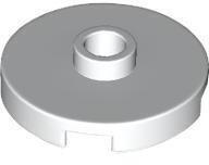 LEGO® Fehér LEGO Kerekített csempe 2 x 2 nyitott bütyökkel (6093053)