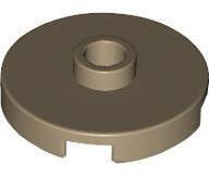 LEGO® Sötét homokszín LEGO Kerekített csempe 2 x 2 nyitott bütyökkel (6132767)