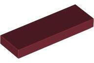 LEGO® Sötétpiros LEGO Csempe 1 x 3 (4583299)