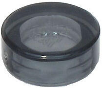 LEGO® Átlátszó fekete LEGO Kerekített csempe 1 x 1 (6446337)