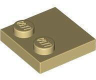 LEGO® Homokszín LEGO Módosított csempe 2 x 2 az egyik szélén bütykökkel (6221467)