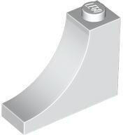 LEGO® Fehér LEGO Boltív 1 x 3 x 2 fordított (6110019)