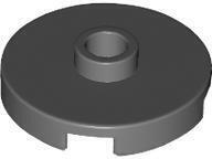 LEGO® Sötét kékesszürke LEGO Kerekített csempe 2 x 2 nyitott bütyökkel (6115080)