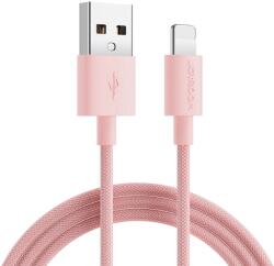 JOYROOM S-2030M13 kábel Lightning és USB-A csatlakozókkal, 2 m hosszú - rózsaszín
