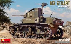 MiniArt Models 1/35 M3 Stuart tank modell korai változat 35412 (MI35412)