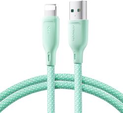 JOYROOM Multi-Color Series SA34-AL3 USB-A / Lightning 3A kábel 1m - zöld