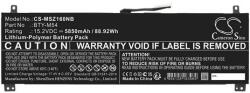 Cameron Sino BTY-M54 Laptop Akkumulátor - 5850mAh, 15.2V (CS-MSZ160NB)