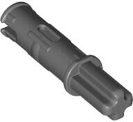 LEGO® Sötét kékesszürke LEGO Technic, tengely 1 hosszú csappal 2 hosszú with súrlódásos bordázattal (6015356)