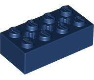 LEGO® Sötétkék LEGO Technic kocka 2 x 4 3 tengely lyukkal (6384912)