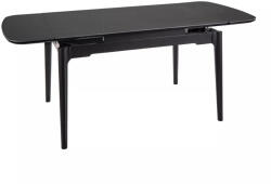 SIGNAL MEBLE Sento Kihúzható Étkezőasztal - Matt Fekete Kerámia, 120-180cm (SIG-SENTOC120)
