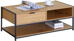 Intenso Home - Dohányzóasztal fiókkal - 100x50cm - Aranytölgy