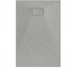 Welland Kőhatású Zuhanytálca Szifonnal - 80x130 cm, Szürke