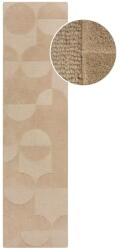 Flair Rugs Covor bej tip traversă din lână 60x230 cm Gigi - Flair Rugs Covor
