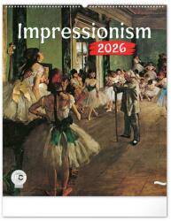 Realsystem Falinaptár képes 480x560mm, (Impressionism) Realsystem 2026 (6095-IM)