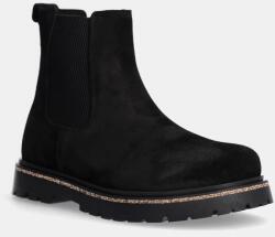 Birkenstock magasszárú cipő velúrból Highwood Slip On Mid - fekete Női 36