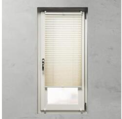 Acus 120×130 cm harmónika roló, pliszé függöny, fúrás nélkül, natúr - ardorado