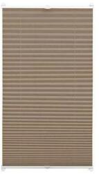 Gardinia 40x130 cm harmónika roló, pliszé függöny, fúrás nélkül, taupe