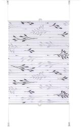 Woltu 65x130 cm feszített pliszé, fúrás nélkül, szürke ág mintával