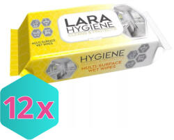 Lara Hygiene Multi Surface nedves törlőkendő Fürdőszobai és általános felületre 50 lap/csomag KARTON - 12 db (K8699444260105)