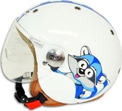 CORSA CX300 Alb Squirrel Cască Moto Pentru Copii Jet ECE 22.06 750gr 28270 (28270)