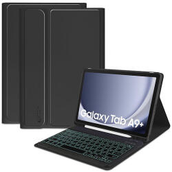 Tech-Protect SC Pen + Billentyűzetes Tok Billentyűzettárral Samsung Galaxy Tab A9+ 11" X210 / X215 / X216 készülékhez - Fekete