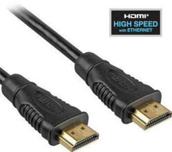  Cablu de conectare HDMI 1.4 cu Ethernet HDMI (M) - HDMI (M), conectori placați cu aur, 1, 5 m
