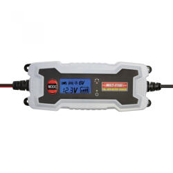 Somogyi Elektronic SAL SMC 38 Smart Akkumulátortöltő, 6-12 V, 1, 2 120 Ah, 0, 8-3, 8 A, Smart Töltőprogram, Feszültségmérő LCD