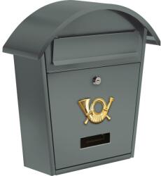 TOYA Postaláda 380x320x105 mm Szürke Ívelt