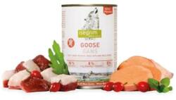 isegrim kutya Adult Goose édesburgonyával, csipkebogyóval és vadon termő gyógynövényekkel bal. 6 x 800 g konzerv