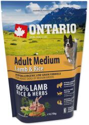 ONTARIO Adult Medium Lamb & Rice 0, 75kg állateledel