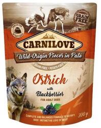 CARNILOVE kutya Alutasak Paté Strucc fekete szederrel 12 x 300 g