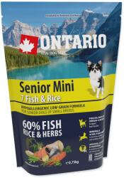 ONTARIO Senior Mini Fish & Rice 0, 75kg kutyatáp