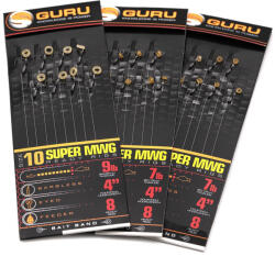 Guru SMWG Bait Bands 10 Füles, Szakáll Nélküli Monofil Előkötött Horog 8db (GRR151)