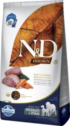 N&D Brown Adult Medium & Maxi lamb, spirulina & carrot 7 kg
