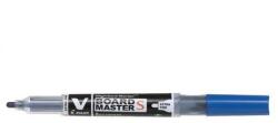 Pilot Set 10 markere pentru tablă Pilot Vboard Master S Plus diverse culori 1.3 mm vârf rotund albastru (PWBMA-VS-EFL-BG-P)