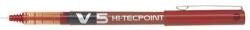 Pilot Set 12 rollere Pilot V5 Hi-Tecpoint diverse culori 0.5 mm cu capac rosu (PBX-V5R-P)