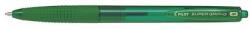 Pilot Set 12 pixuri cu bila Pilot Supergrip G diverse culori 1.0 mm cu click verde (PBPGG-8R-MG-P)