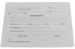  Adeverință școlară pentru elevi A6 100 bucăți (C008)