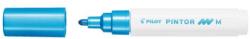 Pilot Marker cu vopsea Pilot Pintor Metalic M culori metalizate 1.4 mm varf rotund albastru (PSW-PT-MML)