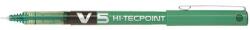 Pilot Set 12 rollere Pilot V5 Hi-Tecpoint diverse culori 0.5 mm cu capac verde (PBX-V5G-P)