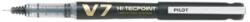 Pilot Set 10 rollere cu cerneala Pilot Hi-Tecpoint V7 Plus reîncărcabile diverse culori 0.7 mm cu capac negru (PBXC-V7-B-BG-P)