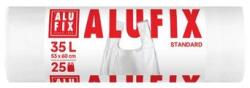 Alufix Saci menajeri cu maner 35 L 53 x 60 cm HDPE albi 25 buc/rola (ALUMS3525G)