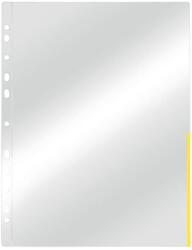Esselte Folie de protectie Esselte A4 105 microni margine color 100 bucati/set galben (ESS55361)