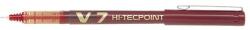 Pilot Set 12 rollere Pilot V7 Hi-Tecpoint diverse culori 0.7 mm cu capac rosu (PBX-V7R-P)