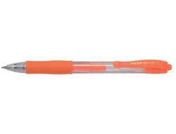 Pilot Roller cu gel Pilot G-2 Neon diverse culori 0.7 mm cu click portocaliu neon (PBL-G2-7N-O)
