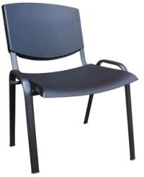 Scaun Darius din PVC cadru metalic negru (SCDARIUSPLASTIC)
